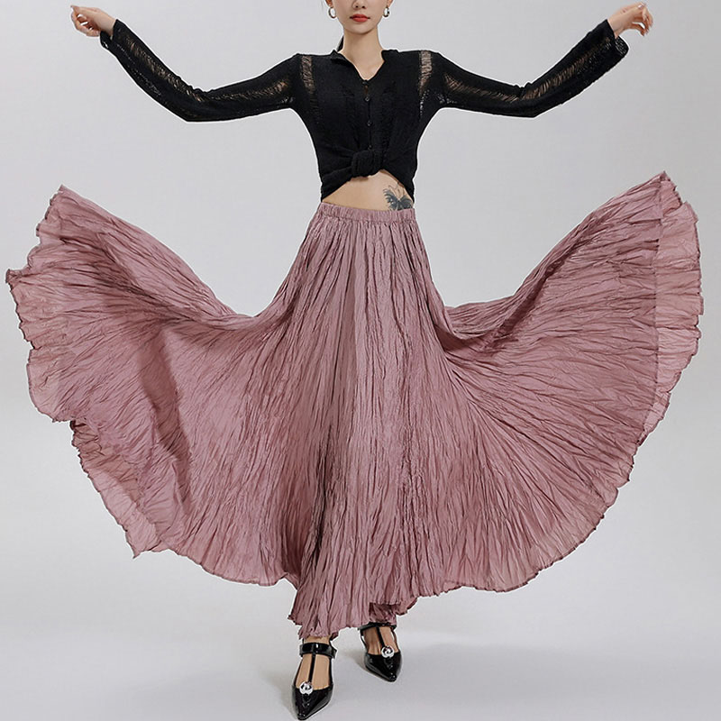 Knee-Length Irregular Folds Design 3